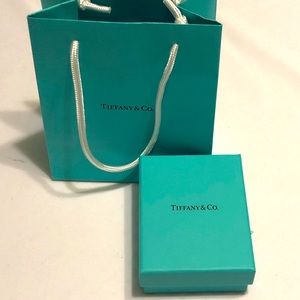 Tiffany & Co gift box, bag, and pouch
